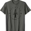 Redwood Shirt National Park US Summer Travel Redwoods Shirt T-Shirt for Men Women Girls Kids (Gray, M)