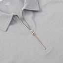 MoFiz Mens Tracksuits Sets Shorts Quarter Zip Polo Shirts Bottom Shorts Outfits Sport Suits Casual Walking Sets Comfy (Gray, M)