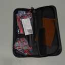 Purple Dragon Professional Japan 440C Hair Salon Cutting Shear and Barber Thinning Scissor Hairdressing Shear Set with Bag (5.5 Inch, Red)