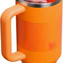 STANLEY Quencher ProTour Flip Straw Tumbler with Leakproof Lid 40 oz | Built-In Straw and Handle | Cup Holder Compatible for Travel | Insulated Stainless Steel Cup | BPA-Free | Goldenrod Fade
