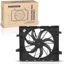 A-Premium Engine Radiator Cooling Fan Assembly Compatible with Select Dodge & Jeep Models - Durango 2011-2020, Grand Cherokee 2011-2021, Grand Cherokee WK 2022 - Replace# 55037992AD