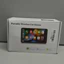 Wireless Carplay and Android Auto Screen for Car, 7" HD Portable Touch Screen Car Stereo with Bluetooth, Backup Camera, Navigation, Mirror Link for All Vehicles