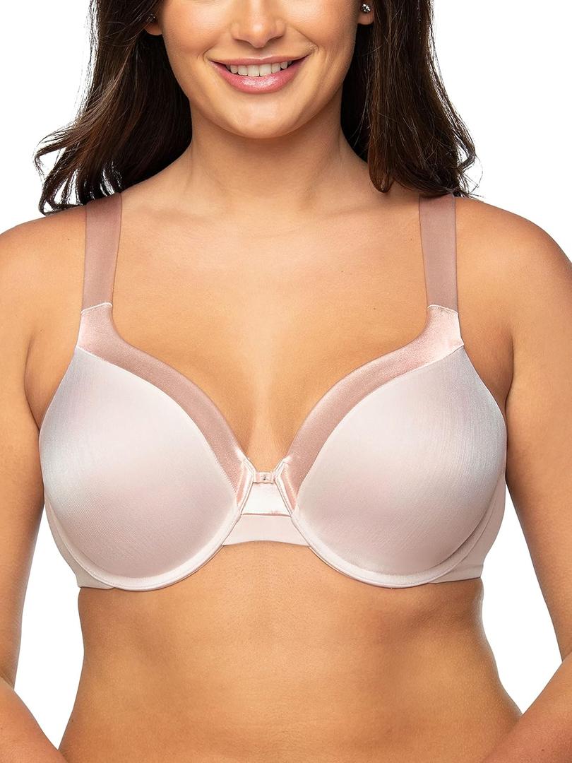 Vanity Fair Womens Illumination Full Figure Zoned-in Support Bra (38DD, Sheer Quartz)