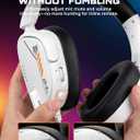 NUBWO HG04L Gaming Headset for PS5/PS4, Xbox Series X|S/Xbox One, Switch 250g Lightweight, Clear Unidirectional Mic, Soft Memory Earmuffs, 3.5mm Jack for Gaming & Work
