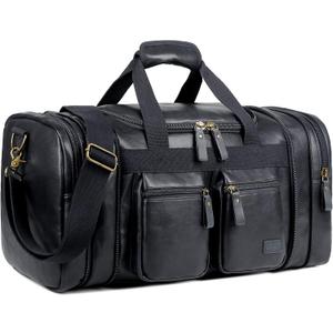 Vegan Leather Travel Duffel Weekender Bag Carry on Overnight Bag Sports Duffel bag For men and Women HB-21