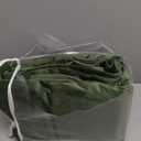 MIULEE Velvet Curtains 120 inches - Luxury Blackout Curtains for Bedroom Living Room Thermal Insulated Super Soft Window Drapes Rod Pocket & Back Tab, Olive Green, W52 x L120 inches, 2 Panels