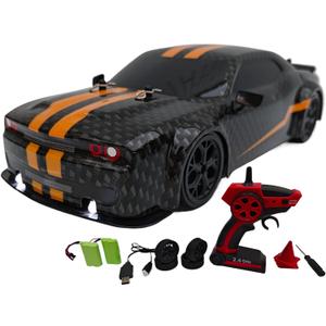FelizWina-2.4G,1:14,High Speed Remote Control Drift Car,2 Rechargeable Battery,LED,Light up,up to 28Km/H,4WD Racing Fast Drift RC Car Vehicle Toys for Boys Girls, Xmas Birthday Gifts for Kids,1