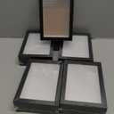 5 Pack 4" x 6" Shadow Box Frame, Small Wood Hollow Picture Frame with Clear Acrylic Front, 1" Deep Shadowbox Display Cases for Photos Dried Flowers Seashell Memorabilia DIY Crafts Medals (Black)