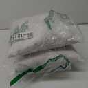 Organic Feather Down Throw Pillow Inserts (14x14 Inch, Set of 2) - 100% Cotton Shell, Filling of Feathers & Memory Foam, Square Decorative Pillow Form Core for Couch, Sofa, and Bed