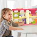 Fisher-Price Little People Toddler Toy Surprise & Sounds Home Musical Playhouse with Figures & Accessories for Pretend Play Kids Ages 1+ Years 