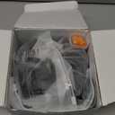 Travel Neck Pillow with 100% Pure Memory Foam, G-Shape, Includes Eye Mask & Ear Plugs, Ergonomic Design for Airplane, Car & Office, etc, Beige Gray