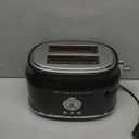 FRIGIDAIRE 2 Slice Toaster, Retro Style, Wide Slot for Bread, English Muffins, Croissants, and Bagels, 6 Adjustable Toast Settings, Cancel and Defrost, 900w, Black