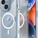 AICase Crystal Clear iPhone 14 Plus Magnetic Case Compatible with MagSafe[Not Yellowing] Transparent Slim Shockproof Protective Phone 14 Plus Case 6.7 inch 2022