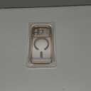 Magnetic for iPhone 17 Pro Case with Glitter Integrated Lens Protection, [Glossy Bumper & Shiny Magnetic Ring] [Compatible with Magsafe] Cute Women Protective Case for iPhone 17 Pro Desert Titanium