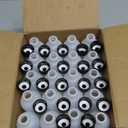 Bekith 40 Pack 1oz Dispensing Bottles, Boston Round HDPE Plastic Bottle with Twist Top Cap, Empty Plastic Squeeze Bottle