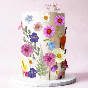 JeVenis Wildflower Cake Toppers Wildflower Decor Baby In Bloom Baby Shower Cake Toppers for Women Birthday Bridal Shower Wedding Party Decoration (Pink)