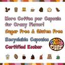 Crazy Cups Flavored Coffee for Keurig K-Cup Machines, White Christmas, Hot or Iced Drinks, 22 Single Serve, Recyclable Pods (EXP 11/05/27)