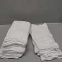 12 Pack Muslin Burp Cloths 100% Cotton Muslin Cloths Large 20''x10'' Extra Soft and Absorbent Baby Burping Cloth - White