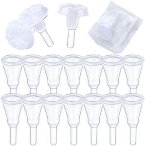 Geiserailie 15 Pack Condom External Catheter Disposable Male External Catheter for Men Incontinence Supplies for Elderly Men, Self Adhering Style(32 mm)