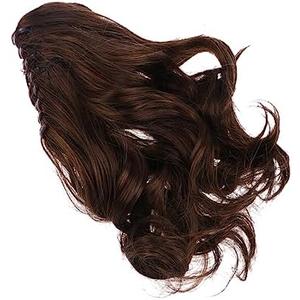 Hair Wig Jaws Clamp for Women Light Brown High Temperature Hair Extensions Natural Looking Clip Ponytails for Daily Wear and Special Occasions