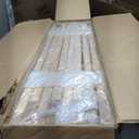 Foldable Wooden Playpen-61"x61"x25"-Large Baby Gate Playpen with Child-Proof Lock-Easy Assembly, Portable Design for Babies & Toddlers- Shape& Size Adjustable Baby Fence Play Area(Wood, 8 Panel)