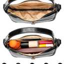 molshine Genuine Leather Shoulder Handbag, Designed Crescent Handbag, Armpit Bag Crossbody Bag for Women Lady Model DLK0031A