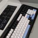 AULA F99 Wireless Mechanical Keyboard,Tri-Mode BT5.0/2.4GHz/USB-C Hot Swappable Custom Keyboard,Pre-lubed Linear Switches,RGB Backlit Gaming Keyboards for PC/Tablet/Xbox/PS4/PS5 (Blue&White&Black)