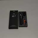 M-7 Nose Hair Trimmer  Multifunctional Nose, Ears and Eyebrows Hair Trimmer for Men with Nickel Sterilized Coating and Self-Cleaning Water Resistant Design  Travel Pouch Included