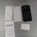 SSLOTSCASE for iPhone 17 Pro Case with 2X Screen Protector, Credit Card Holder & Kickstand & Slide Camera Lens Cover, Silicone Edge Rugged Heavy Duty Phone Case Cover for iPhone 17 Pro 6.3'', Black