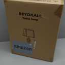 25'' Farmhouse Table Lamp for Living Room Bedroom, 2 USB Ports Vintage Rustic Nightstand Desk Lamp with Nightlight, White Hollow Out Resin Lamp for End Table (Bulb Included) (1 Pack-Wash White)