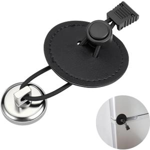RV Refrigerator Door Latch, Black Adjustable Fridge Door Stopper