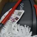 O-Cedar EasyWring Microfiber Spin Mop, Bucket Floor Cleaning System, Red, Gray, Standard