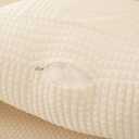 Reading Pillow for Bed,Large Backrest Reading Pillow with Arm Rest,Back Rest Support Cushion for Sit Up on Couch,Sofa,and Floor(White Flannel,Standard(17inch))