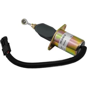 12V Fuel Shut Off Solenoid Valve 3935649 fit for Cummins 5.9L 8.3L Engines 4B 6B 6C Diesel Engine, Replace SA-4764-12