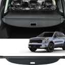 AUXKO Retractable Cargo Cover for Kia Sorento 2025 2024-2021, Trunk Cargo Cover for 2025 2024 Kia Sorento Luggage Security Shade Cover Shielding Shade Anti-Peeping Luggage Privacy Screen, Carbon Fiber