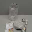 Brushed Gold Pendant Light, 7"10" Dual-Shade Kitchen Island Lighting with Clear Glass Shade, E26 Adjustable Height 1"-61", UL Listed, for Dining Room Foyer Entryway  Bulbs Not Included