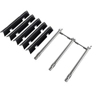Grill Replacement Parts Kit for Weber GS4 Spirit II E310/S310, Fits 300 Series Grills, 67046 Flavorizer Bars and 69787 Grill Burner Tubes