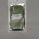 SUPFINE Designed for iPhone 12 Case,Premium Liquid Silicone with [Soft Anti-Scratch Microfiber Lining][Upgraded Camera Protection] Slim Shockproof Protective Phone Case for Men Women Girls,Cedar Green