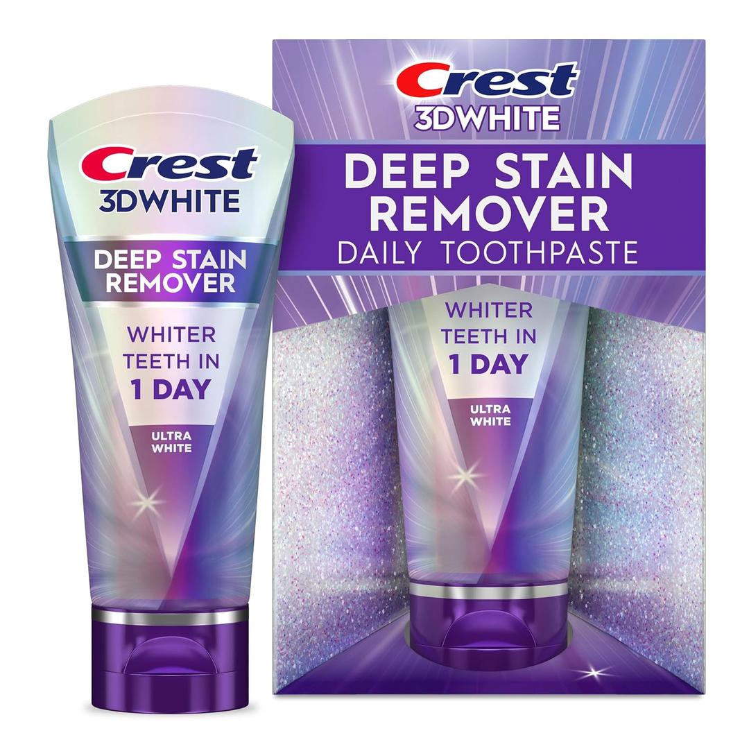 Crest 3DWhite Brilliance Deep Stain Remover Ultra White Toothpaste - 2.1oz