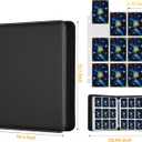 GERMUN Trading Card Binder, 900 Pockets Card Binder, 9-Pocket Sided Pocket Sports Card Binder, Premium Card Binders Compatible with MTG, TCG, Baseball Cards(Carbon Black)