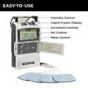 TENS 7000 Digital TENS Unit with Accessories - Muscle Stimulator Machine for Back Pain Relief, Sciatica, Neck, Nerve, Shoulder, Hip, Elbow, Muscle Pain Relief