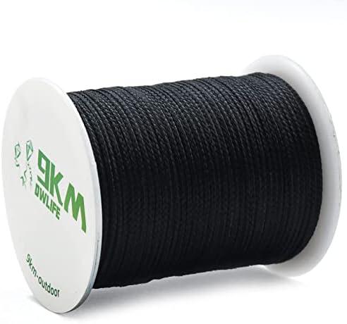 9KM DWLIFE Kevlar Cord, 50lb~1500lb, High Tensile Strength, Flame Resistant, Braided Fishing Line, Wind Chime String, Kite Line, Camping, Model Rocket, Outdoor Survival Strong String