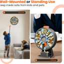 Odaro Large Pill Dispenser, Weekly Pill Organizer 7 Day Am Pm / 14 Day Pill Box, Daily Medicine Pill Organizer with Wall-Mounted or Standing Use for Vitamin, Supplement, Medicine - Gray