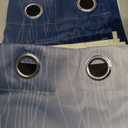 Estelar Textiler Navy Blue and Sage Green Ombre Blackout Curtains 84 Inch Length 2 Panels Set,Thermal Insulated Gradient Drapes for Bedroom,Full Room Darkening Grommet Curtains for Living Room,52Wx84L