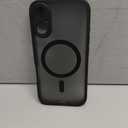 TOCOL Magnetic for iPhone 16 Case, Compatible with Magsafe, Upgraded Full Camera Protection, Drop Protection, Translucent Matte Back Bumper Phone Cover 6.1-InchBlack