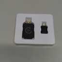 2 in 1 Mini Wireless CarPlay & Android Auto Wireless Adapter - Wireless CarPlay Adapter Converts Factory Wired CarPlay to Wireless Android Auto Car Adapter Plug and Play Compatible iPhone/Android