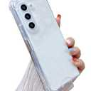 Compatible with Samsung Galaxy Z Fold 7 Case Clear Heart Women Girls Soft TPU Sparkle Glitter Shockproof Protective Phone Cover for Galaxy Z Fold 7 (Colorful Heart)