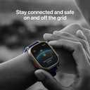 Apple Watch Ultra 3 [GPS + Cellular 49mm] Running & Multisport Smartwatch w/Rugged Titanium Case w/Black Titanium Milanese Loop - M. Satellite Communications, Advanced Health & Fitness Tracking