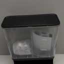 Conworld Laundry Detergent Dispenser, Wall-Mounted Scent Booster Beads Dispenser for Laundry Organizer, Laundry Beads Container, Rice Dispenser, Black (2 Grid)