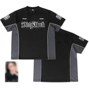 aespa Unisex-Adult Official Merch Dirty Work Jersey T-Shirt L